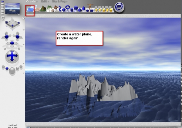 Creation of Rocky island aviator: Step 5